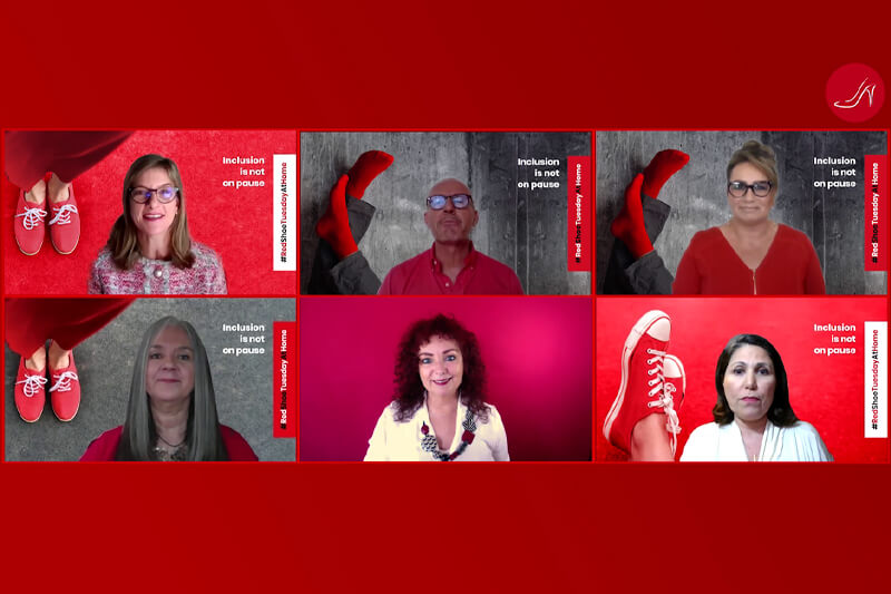 Frame del video Let's redefine inclusion de Red Shoe Movement